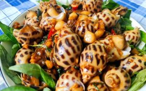 cách làm ốc hương cháy tỏi
