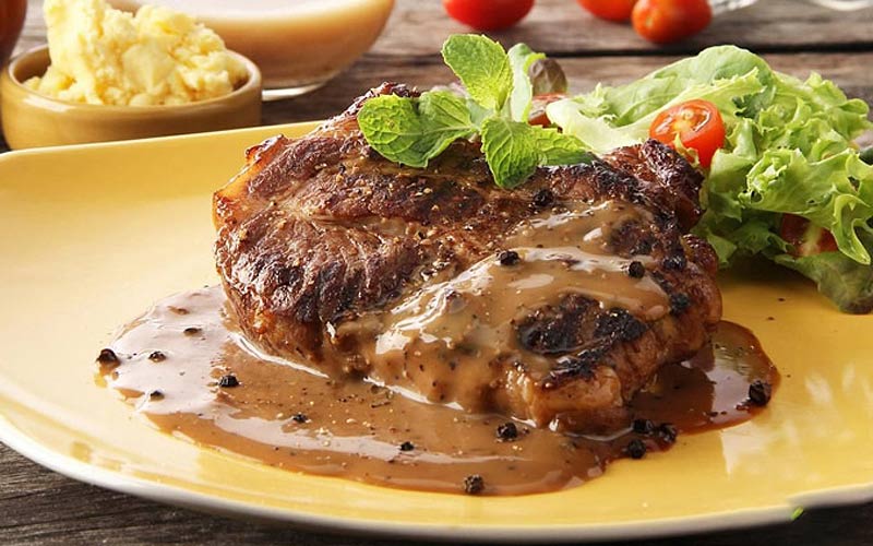 nước sốt bò bít tết tiêu đen
