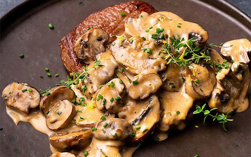 sốt nấm bò bít tết