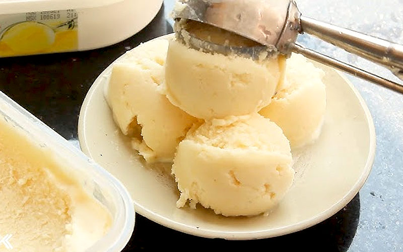 kem sầu riêng nước cốt dừa